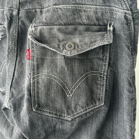 LEVI’S 514 Classic Straight Leg Snap Pocket | 30/30 or Women’s 10 | Grey - Picture 7 of 10